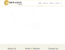 Tablet Screenshot of mewamax.com